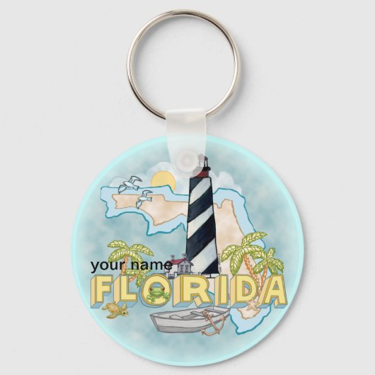 Florida Vuurtoren sleutelhanger (Voorkant)