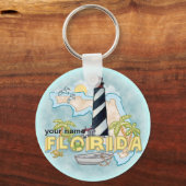 Florida Vuurtoren sleutelhanger (Voorkant)