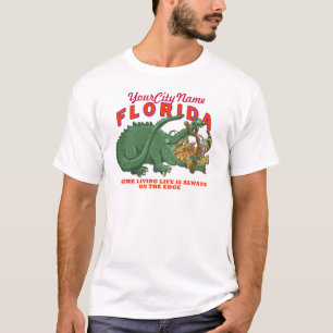 Florida - Waar het LEVEN altijd op de rand ligt T-shirt