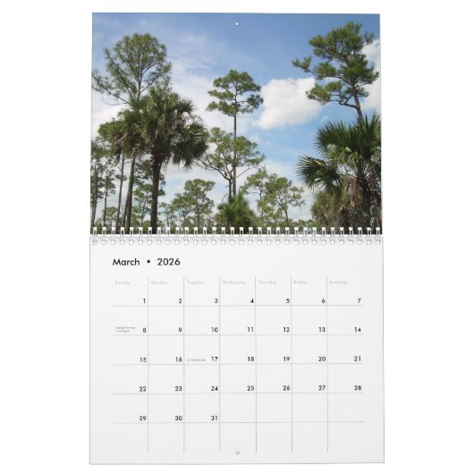 Florida Wall Calendar Kalender (Mar 2026)