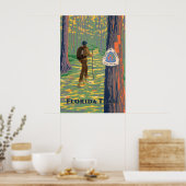Florida Wandelpad Reisposter Poster (Keuken)