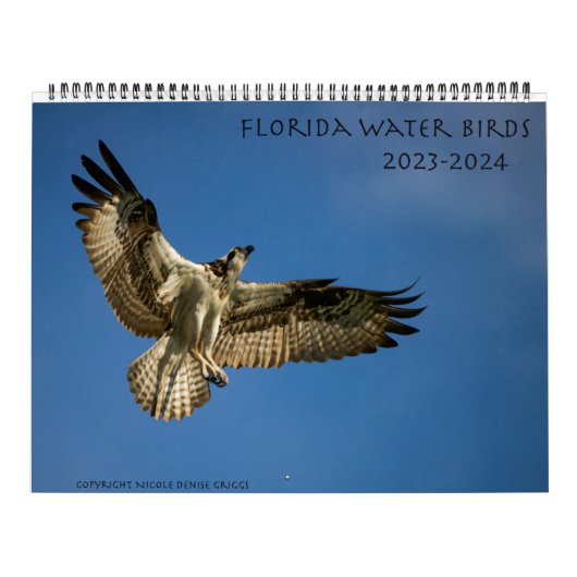 Florida Water Birds Calendar 2023-2024 Kalender (Hoes)