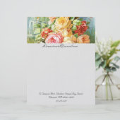 Florida Water Keulen met Rozen van koolstof Briefhoofd (Staand voorkant)