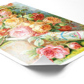 Florida Water Keulen met Rozen van koolstof Foto Afdruk (Hoek)