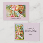 Florida Water Keulen met Rozen van koolstof Visitekaartje (Voorkant / Achterkant)