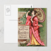 Florida Water Perfume 1881 Advertisement Briefkaart (Voorkant / Achterkant)