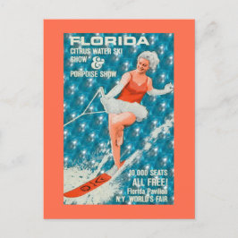  Florida Water Skiing World's Fair Briefkaart