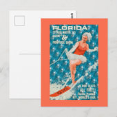  Florida Water Skiing World's Fair Briefkaart (Voorkant / Achterkant)