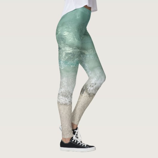 Florida Water Turquoise Green Ocean Zee Beach Leggings (Rechts)