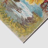 Florida Water Victoriaans en handelskaart Tissuepapier (Detail)