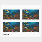 Florida Wateren Rechthoekige Sticker (Vel)