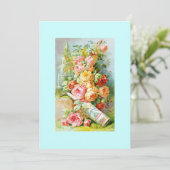 Florida waterparfumetiket met Rozen voor afval (Staand voorkant)