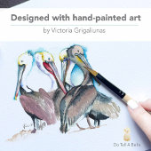 Florida Waterverven Pelican Art Poster