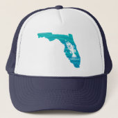 Florida Wave Vissen Trucker Pet (Voorkant)