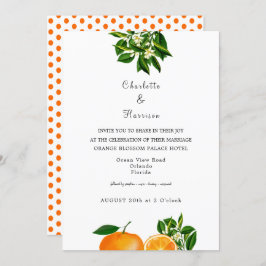 Florida Wedding Destination Invitations Kaart
