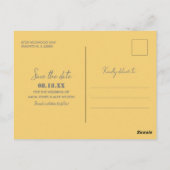 Florida Wedding Red de data Briefkaart (Achterkant)