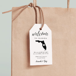 Florida Wedding Welkom Cadeaulabel