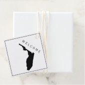Florida welkomsttas cadeau Label voor bruiloft wee (In situ)