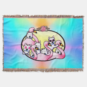 Florida Westies gooien deken