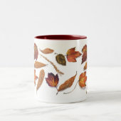 Florida wetand en bladeren tweekleurige koffiemok (Center)