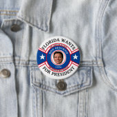 Florida wil DeSantis voor President Ronde Button 7,6 Cm (In situ)
