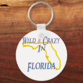 Florida - Wild en Crazy Sleutelhanger (Voorkant)
