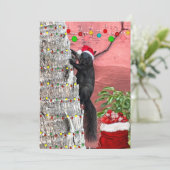 Florida Wildlife Christmas Flat Holiday Card Feestdagenkaart (Staand voorkant)