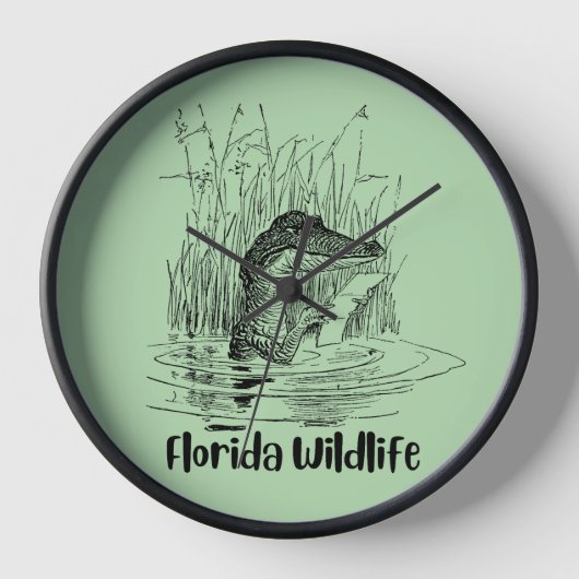 Florida Wildlife Clock (Voorkant)