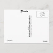 Florida, Winters Briefkaart (Achterkant)