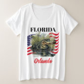Florida Women's Plus Size T-Shirt  (Design voorkant)