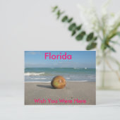 FLORIDA, wou dat je hier was, Briefkaart (Staand voorkant)