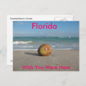FLORIDA, wou dat je hier was, Briefkaart (Voorkant / Achterkant)