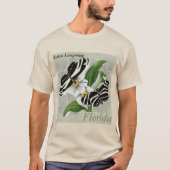 Florida Zebra Longwing T-shirt (Voorkant)
