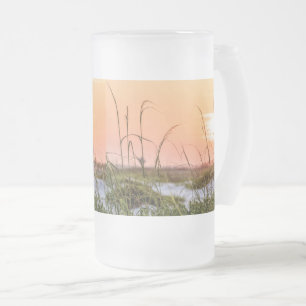 Florida Zee Oats Sunrise Frosted Glass Beer Mok