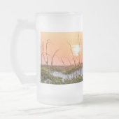 Florida Zee Oats Sunrise Frosted Glass Beer Mok (Links)