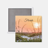 Florida Zee Oats Sunrise Magnet (Voorkant / Achterkant)