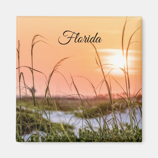Florida Zee Oats Sunrise Magnet (Voorkant)
