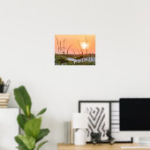 Florida Zee Oats Sunrise Poster (Thuiskantoor)