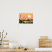 Florida Zee Oats Sunrise Poster (Keuken)