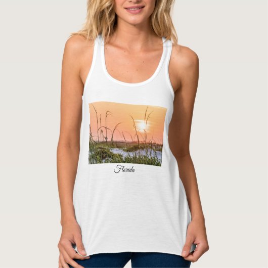 Florida Zee Oats Sunrise Tanktop (Voorkant)