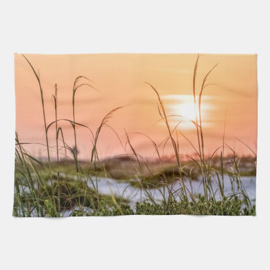 Florida Zee Oats Sunrise Theedoek (Horizontaal)