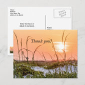 Florida Zeehaver Zonsopgang Dank je Ansichtkaart Briefkaart (Voorkant / Achterkant)