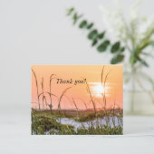 Florida Zeehaver Zonsopgang Dank je Ansichtkaart Briefkaart (Staand voorkant)