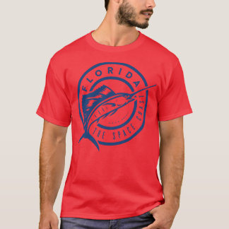 Florida zeilvis De Space Coast Blauw T-shirt