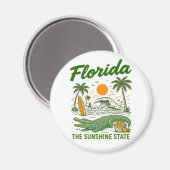 Florida - Zonneschijn Staat Magneet (Voorkant / Achterkant)