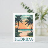 Florida Zonneschijn Staat – Tropisch Strandparadij Briefkaart (Staand voorkant)