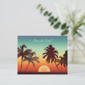 Florida Zonsondergang Kaart (Staand voorkant)