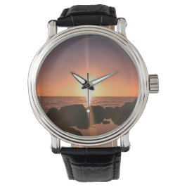 Florida Zonsondergang op het strand Natuurfotograf Horloge