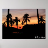 Florida zonsondergang poster (Voorkant)
