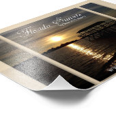 Florida Zonsondergangen Foto Afdruk (Hoek)